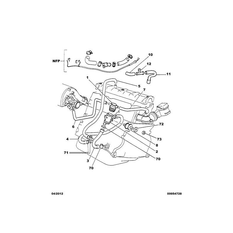 durite reniflard 186mm