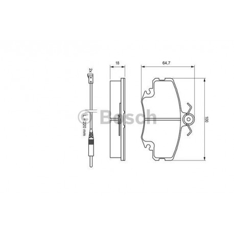 set of front brake pads