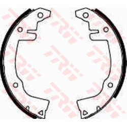 set of 4 rear brake shoes