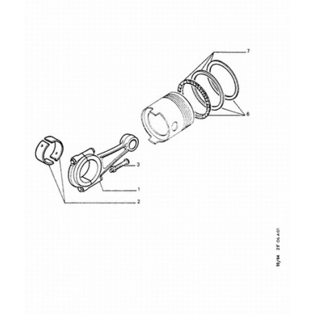 jeu de 3 segments XU