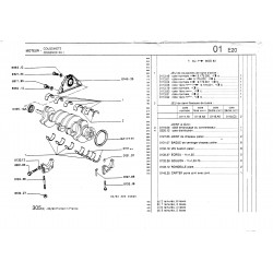 set di 2 flange dell'albero motore