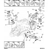 elastische motorhal terung links