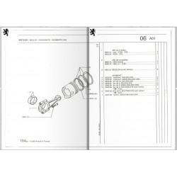 jeu de 3 segments Ø70mm TU9-TU9M