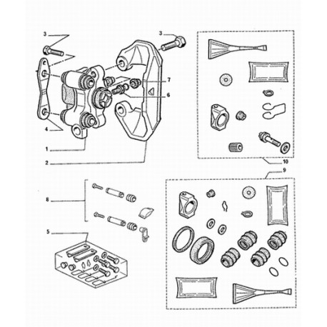 KIT LEVIER DE FREIN A MAIN 3404 POUR TÊTE BRADLEY