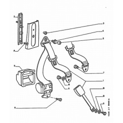 ceinture de sécurité avant