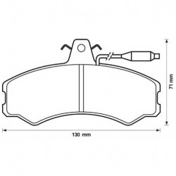 Brake pad kit 