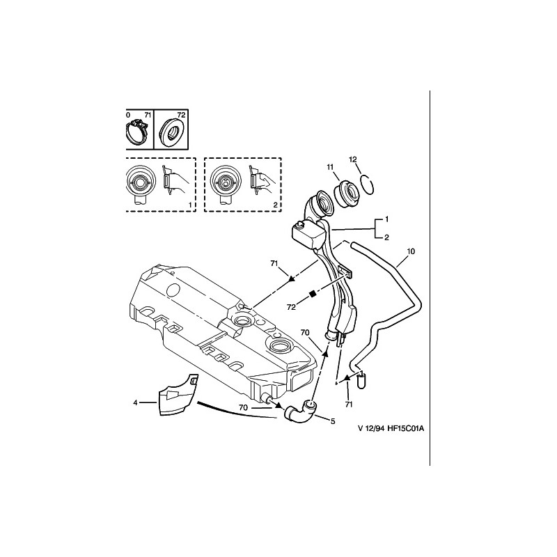 AUTOCOLLANT DE COUVERTURE De RéServoir De Carburant En Fibre De De 4945