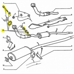 exhaust system fixing kit