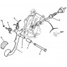 entretoise de pédale d'embrayage