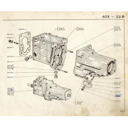 C3 gearbox cover closing plate