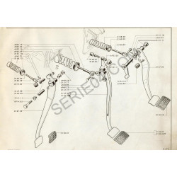 clutch pedal shaft