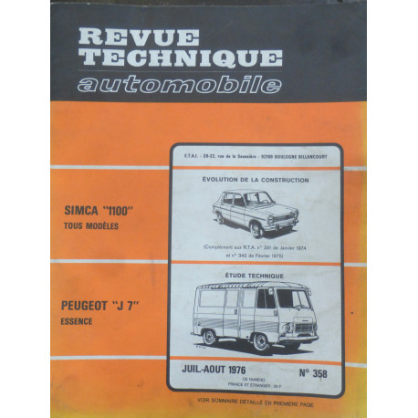 revue technique J7