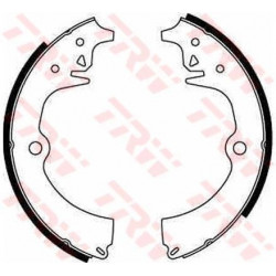 set of 4 rear brake shoes