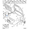 Charniére capot gauche
