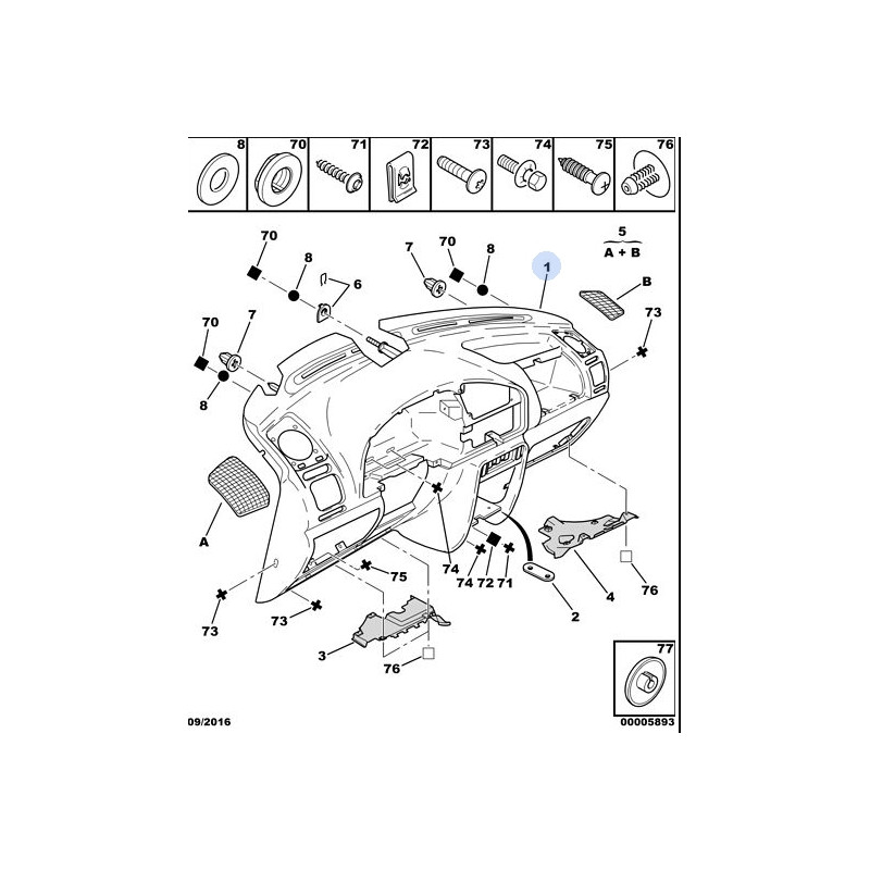 Grille de Haut-Parleur de Garniture de Haut-Parleur de Porte de Voiture L7