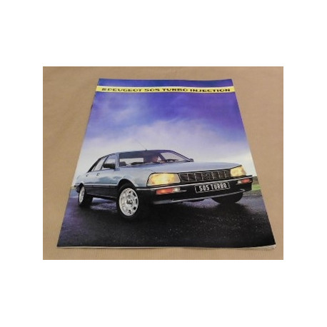 catalogue de présentation 505 Turbo injection