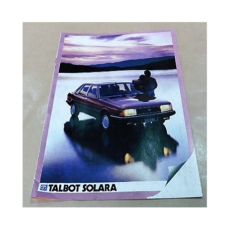 catalogue de présentation Solara 1983