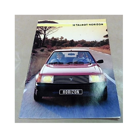 catalogue de présentation Horizon 1985