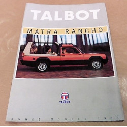 catalogue de présentation Rancho 1981