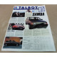 catalogue de présentation Talbot gamme 1985