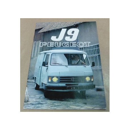 catalogue de présentation J9 1981