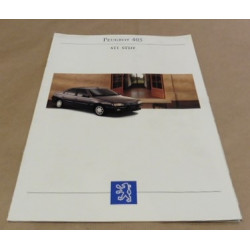 catalogue de présentation 405 STi-STDT 1993