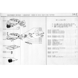 Inyector de carburador de doble cuerpo Solex