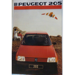 catalogue de présentation 205 1986