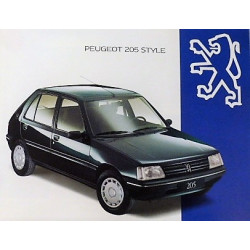 catalogue de présentation 205 Style 1993