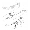 silencieux d'échappement arrière