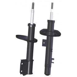 Pair of front shock absorbers, oil pressure