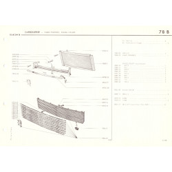 verchromter Kühlergrill-Zierstreifen Nr. 6