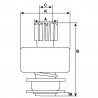 Starter-motor drive