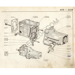 C3 gearbox rear cover