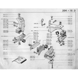 support moteur inférieur