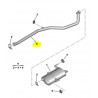 tuyau d'échappement intermédiaire