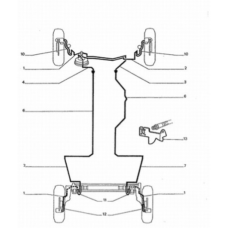 flexible de frein