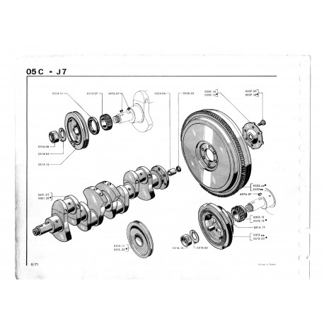 Vis de volant moteur