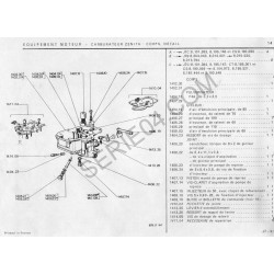 piston mounted accelerator pump carburetor for Weber