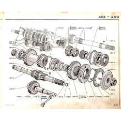 gearbox adjustment shim Ø25.5x35x0.50mm