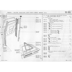 rear door window slide trim