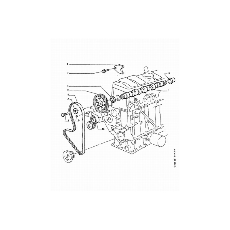 Joint D'arbre à Came Febi Bilstein 38238 Pour Audi A4 RS4 B5 - Neuf