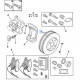 jeu de plaquettes de frein avant