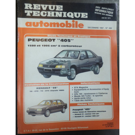 revue technique 405