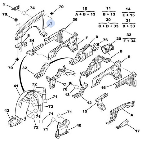 protecteur aile avant