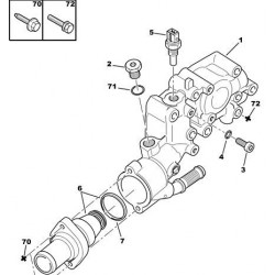 boîtier de thermostat TU1JP-TU3A-TU3JP-TU5JP-TU3AF