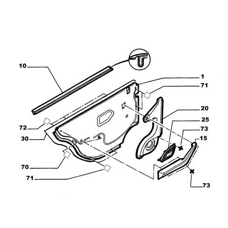 grille de haut-parleur