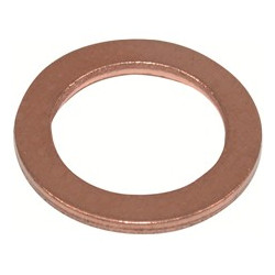 copper gasket for fuel connection or tank drain plug