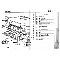 cárter de asiento