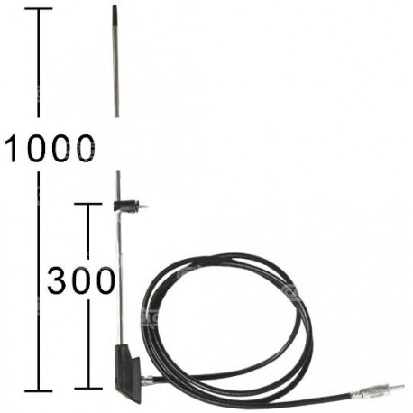 Funkantenne Menge an Windschutzscheibe